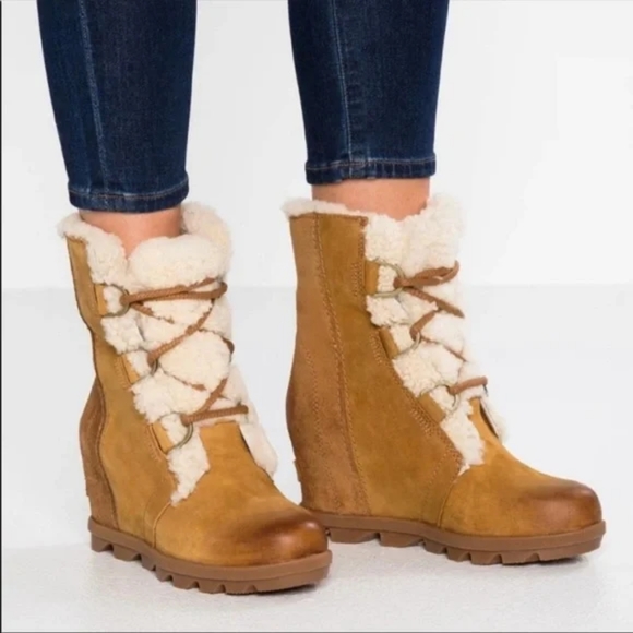 Sorel Shearling Joan of Arctic Wedge II - Picture 7 of 15